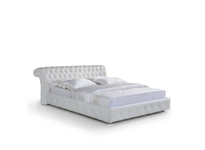 Chesterfield Designer Bed Bedroom Textile Leather Upholstery 140/160/180/200 cm