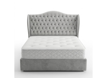 Chesterfield bed design bedroom English beds 180x200cm textile upholstery