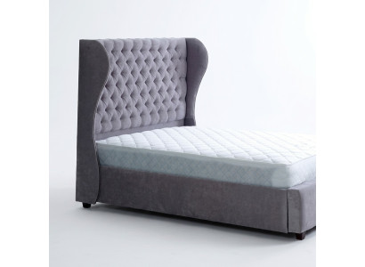 Chesterfield Designer Bed Bedroom Textile Leather Upholstery 140/160/180/200cm