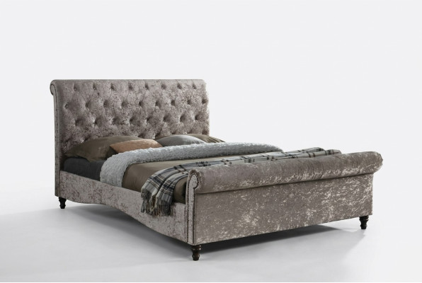 Luxury Chesterfield Button Beds Bedroom Design Furniture Bed Double Hotel New