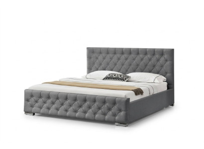Chesterfield Bed Design Bedroom English Beds 200x200cm Textile Upholstery