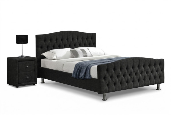 Black Chesterfield Bed Design Bedroom English Bed