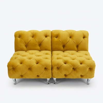 Chesterfield Hotel Double Leather Bed Bedroom Upholstery Luxury Beds 200x200cm