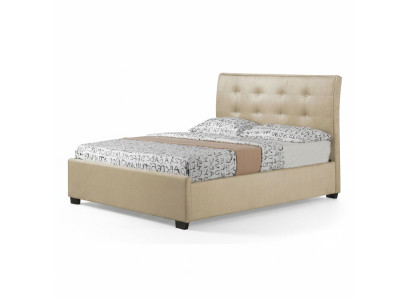 Chesterfield Design Upholstered English Bed Grey Beds 160/180x200 cm Double Bed