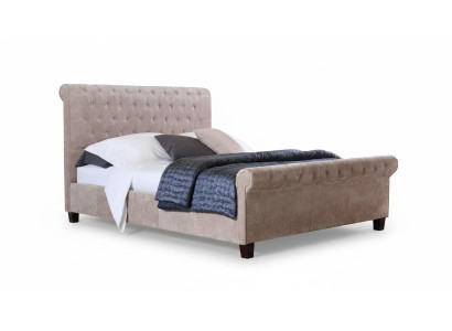 Chesterfield Design Velvet Bed Luxury Textile Beds Bedroom Double 160x200cm
