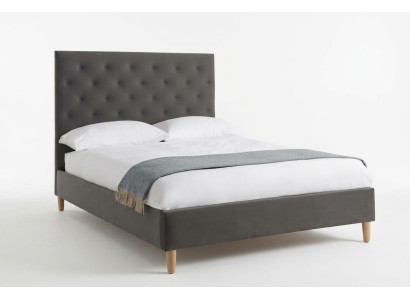 Bed Cushion Design Luxury Double Hotel Beds Sleeping Room Chesterfield Gray