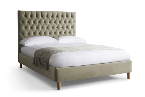 Chesterfield Design Upholstered English Black 140/160/180x200 Beds Double Bed