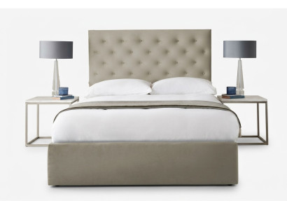Chesterfield Bed Upholstered Bed Luxury Double Bedroom Designer Bed New Beds