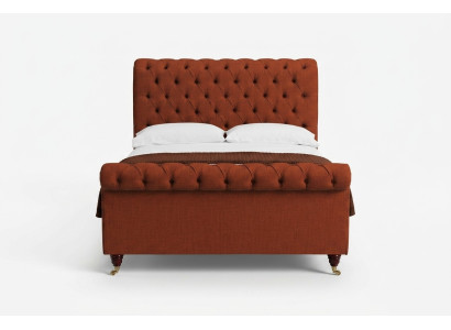 Chesterfield red bed stylish Chesterfield double bed designer furniture