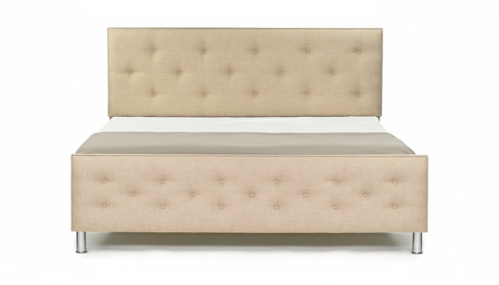 Chesterfield Bed Upholstered Bed Luxury Double Bedroom Designer Bed Beds New