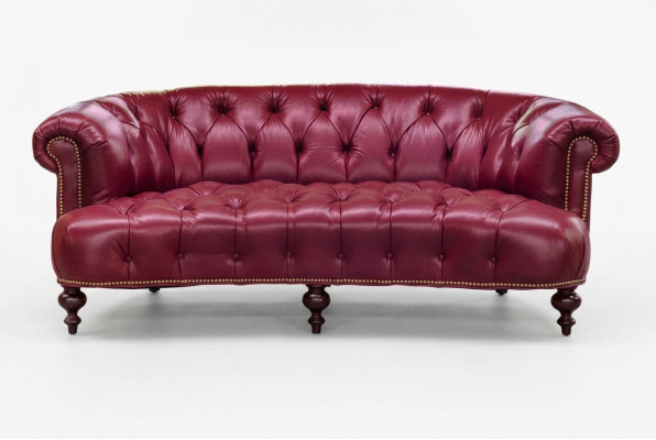 Designer Chesterfield Three-seater Couch Pink Sofa Luxury Design