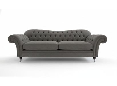 Chesterfield Fabric Sofa Couch Sofa Set 4-Seater Suite Design Modern Sofa