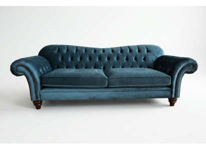Chesterfield 4-seater couch upholstered fabric couches living room sofa