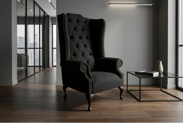 Wingback armchair Chesterfield armchair sofa upholstered reclining chair living room relax club