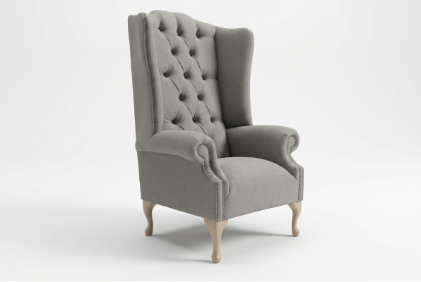 Chesterfield wing chair sofa armchair upholstered armchair living room relax club