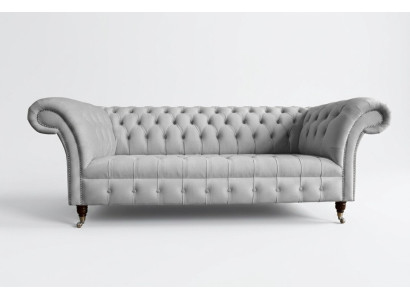Three-seater sofa upholstered design sofa seating sofas room furniture modern textile 3-seater