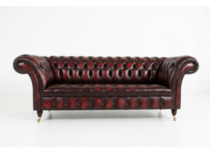 Bordaux Chesterfield Three-Seater Luxury Living Room Couch