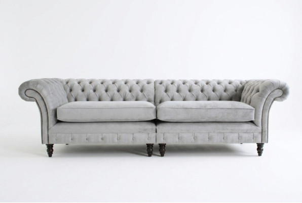 High-quality Chesterfield upholstered couch textile sofa cheap microfiber sofas new