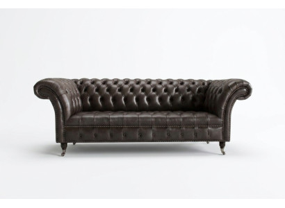 Chesterfield fabric sofa leather sofa sofa couch upholstery living room custom-made