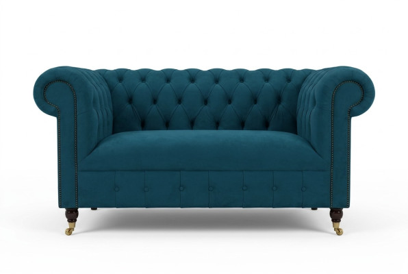 Design upholstery seat couch 2-seater sofa set sofas couches fabric textile green