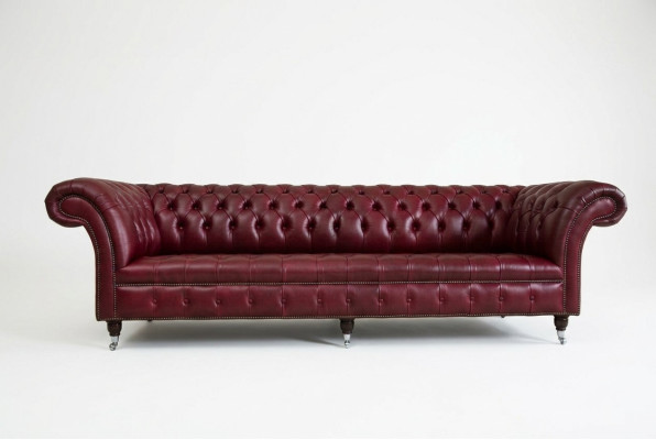 Chesterfield Design Sofa 4-Seater Couch Upholstery Luxury Classic Textile Sofas
