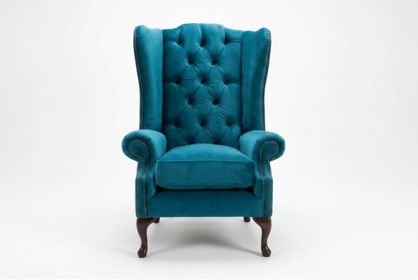 Wingback chair Chesterfield armchair sofa couch chair TV lounge relax designer
