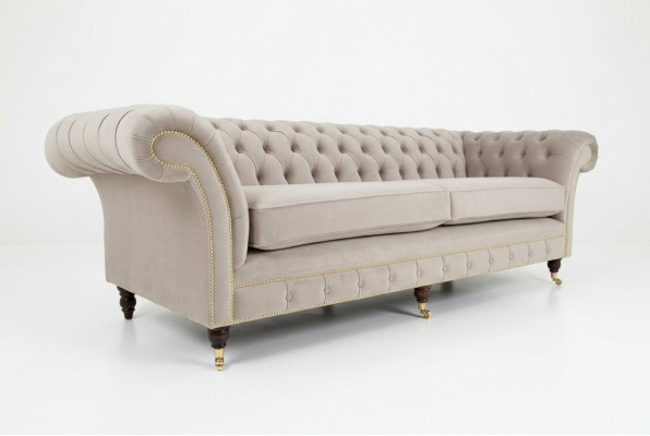 Sofa 4-seater XXL couch seat cushions sofas couches Chesterfield design