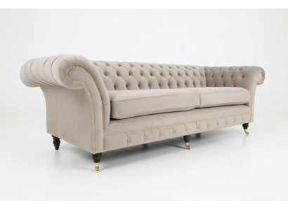Sofa 4-seater XXL couch seat cushions sofas couches Chesterfield design