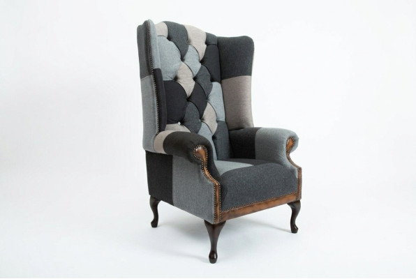 Chesterfield armchair club lounge designer recliner sofa 1 seater