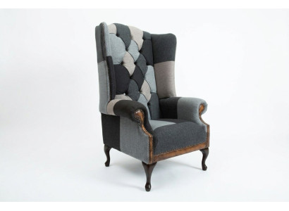 Chesterfield armchair club lounge designer recliner sofa 1 seater