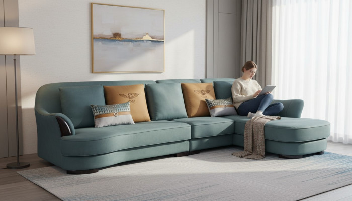 Corner Sofa L-Shape Sofa Couch Design Couches Upholstery Textile Corner Suite