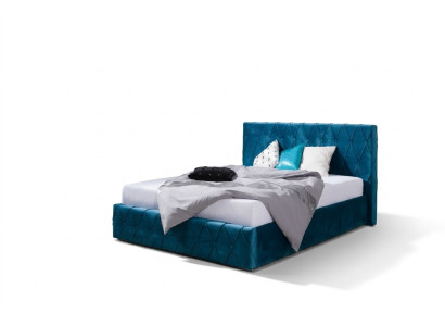 Classic Velvet Double Design Bed Luxury Design Beds Double Turquoise New