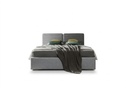Classic Designer Bed Bedroom Textile Leather Upholstery 140x200 Furniture Frame