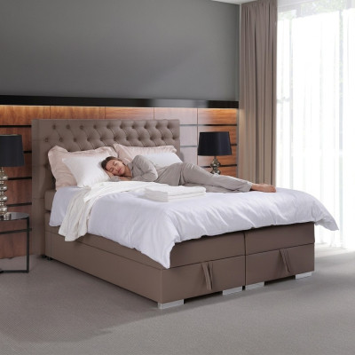 Complete box spring bed mattress topper hotel double beds Chesterfield new