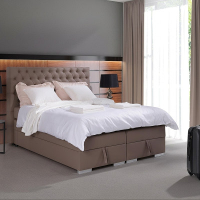 Complete box spring bed mattress topper hotel double beds Chesterfield new