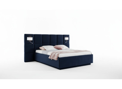 Bed Design Hotel Double Bed Bedroom Upholstered Luxury Beds 180x200cm Textile