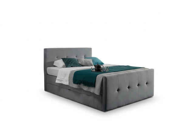 Chesterfield bed upholstered bed double bed beds XXL design luxury box spring bed