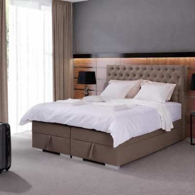 Luxury bedroom bed upholstery design luxury double hotel beds Chesterfield