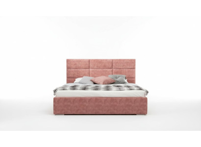 Double bed classic high-quality design textile frames bed beds 140 x 200