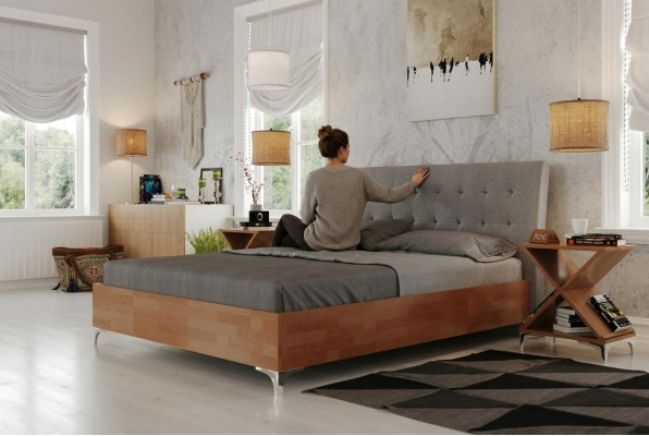 Bed Pillow Design Luxury Double Hotel Beds Spouse 160x200cm Bedroom Leather