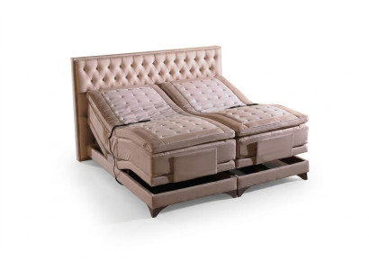 Orthopedic bed double beds adjustable function including mattress