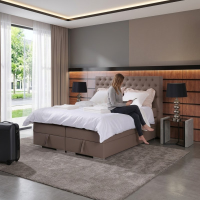 Designer box spring bed double beds bedroom Chesterfield furniture