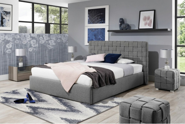 Upholstery Design Luxury Hotel Beds Textile Modern Bedroom Bed 140/160/180