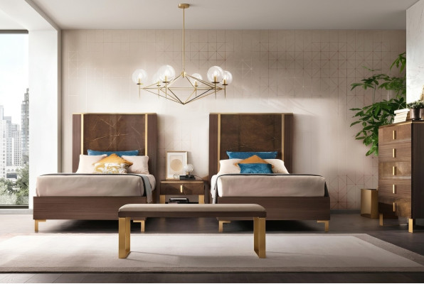 Bedroom luxury bed wood 120x200cm royal bed luxury bed new