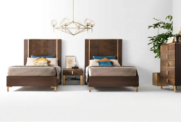 Bedroom luxury bed wood 120x200cm royal bed luxury bed new