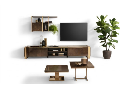 Coffee Table Sofa Couch Table Modern 2-Piece Set Coffee Table Side Table