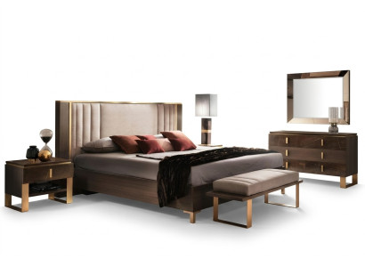 Arredo Alassic Furniture 3-piece Suite Italian Bedroom Nightstand Set