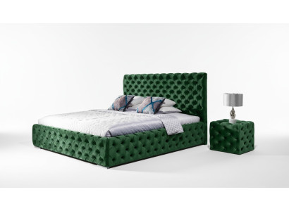 Bed Bedroom Set Design Furniture Modern Luxury Beds Chesterfield Green 140x200