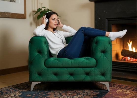 Chesterfield Armchair Luxury Single Seater Chesterfield Upholstered Sofa Lounge Club Velvet