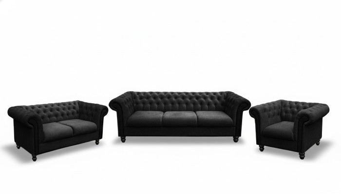 Chesterfield Design Living Room Furniture Sofa Set 321 Seater Couches Sofas